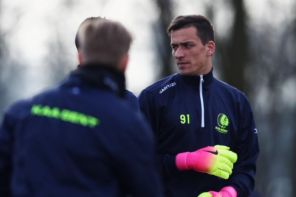 KAA Gent Training Session and Press Conference