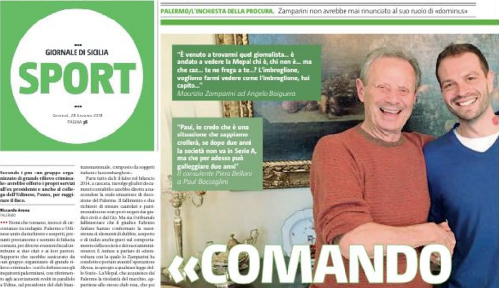 intercettazione zamparini mediagol 2018-06-28 alle 09.25.35