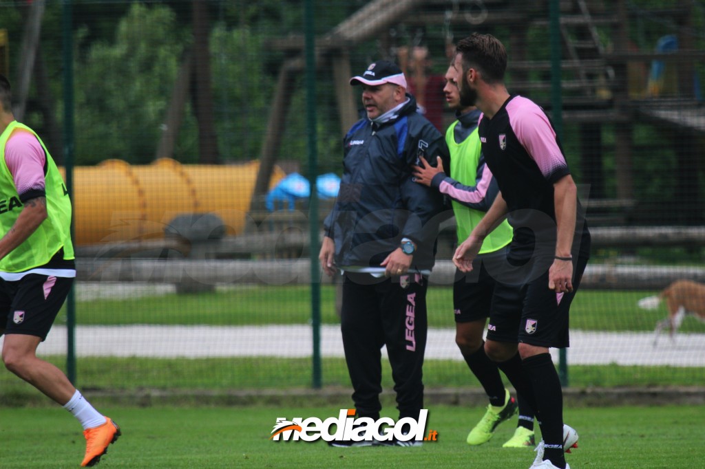 Allenamenti_Palermo_Sappada_163 Bruno Tedino e Przemyslaw Szyminski