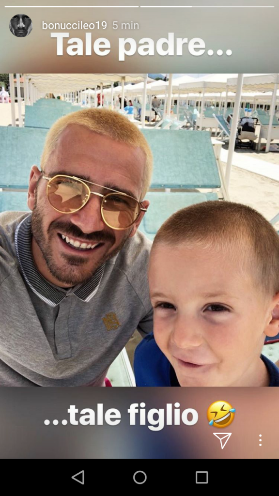 bonucci biondo milan