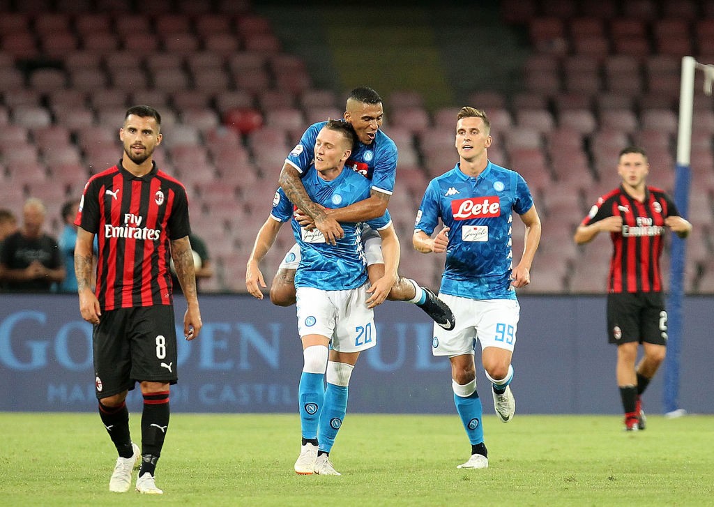 SSC Napoli v AC Milan - Serie A