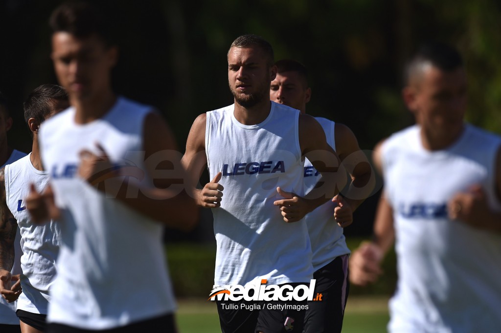 US Citta di Palermo Training And Press Conference