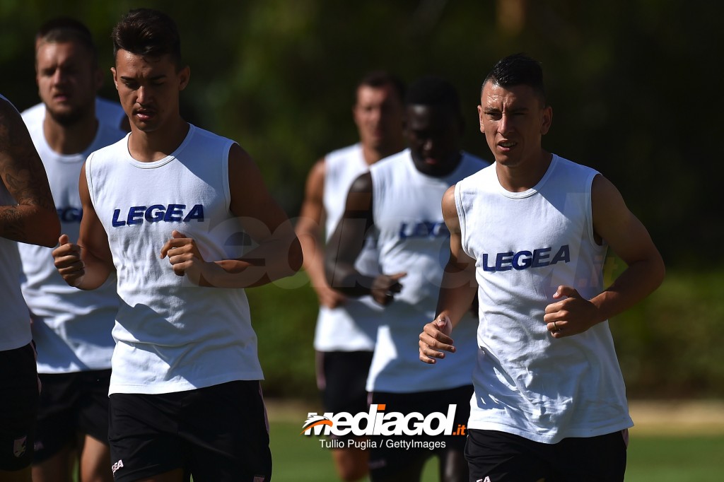 US Citta di Palermo Training And Press Conference