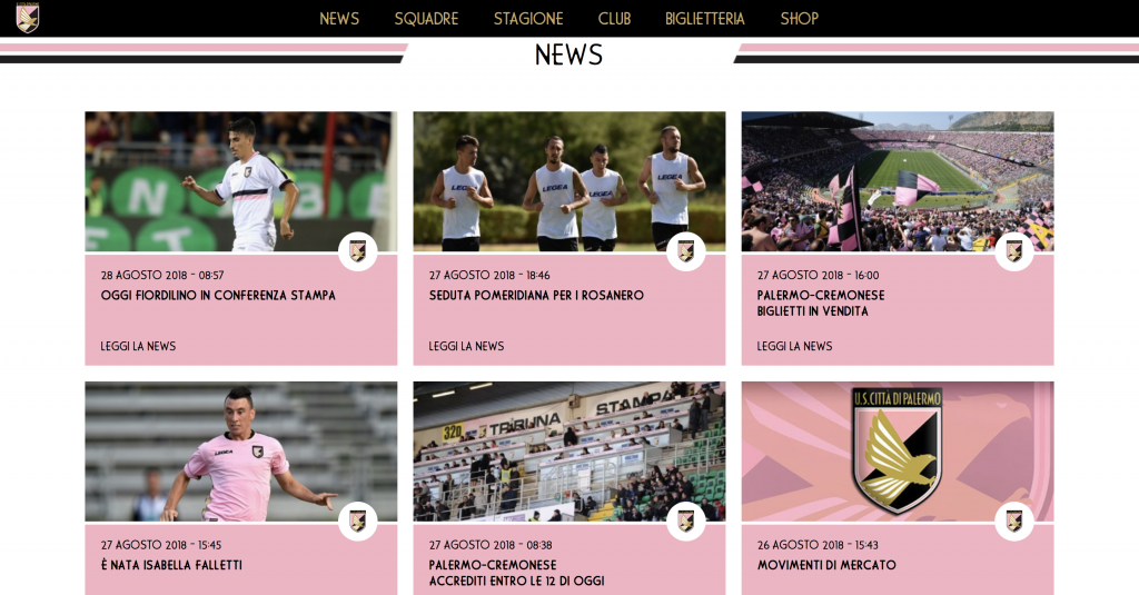 Palermo Calcio sito ufficiale 2018-08-28 alle 09.57.08