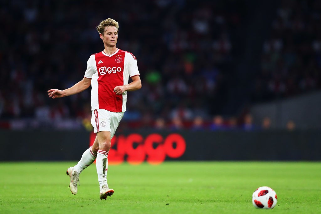 Frenkie De Jong - Ajax v Royal Standard de Liege - UEFA Champions League third round qualifying match