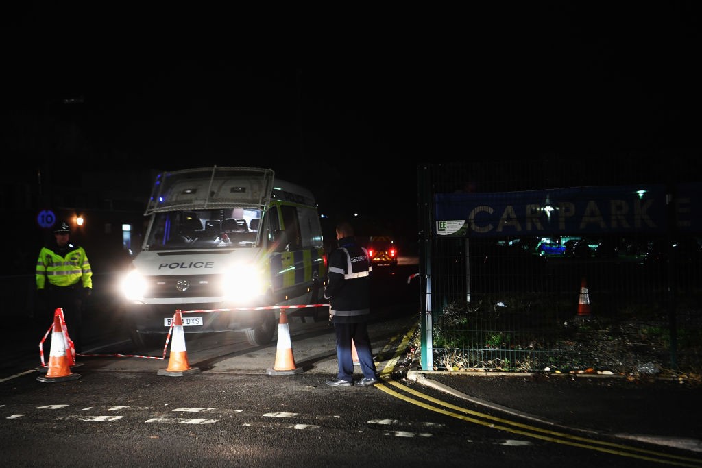 Helicopter Accident Outside King Power Stadium In Leicester