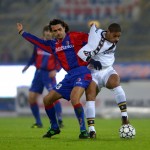 Michele Paramatti of Bologna and Adriano of Parma in action
