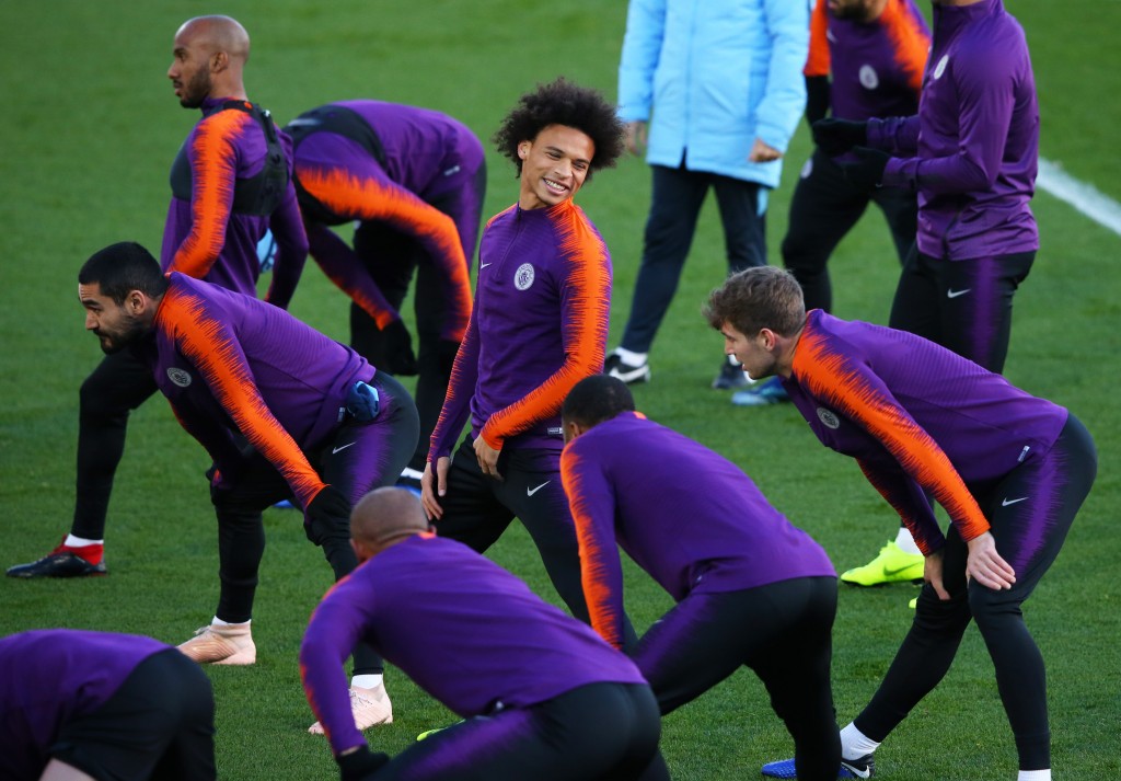 Manchester City Training and Press Conference