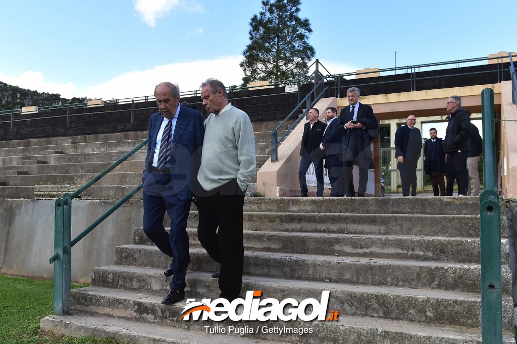 Maurizio Zamparini Visits US Citta di Palermo Training Ground