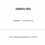 dissolved