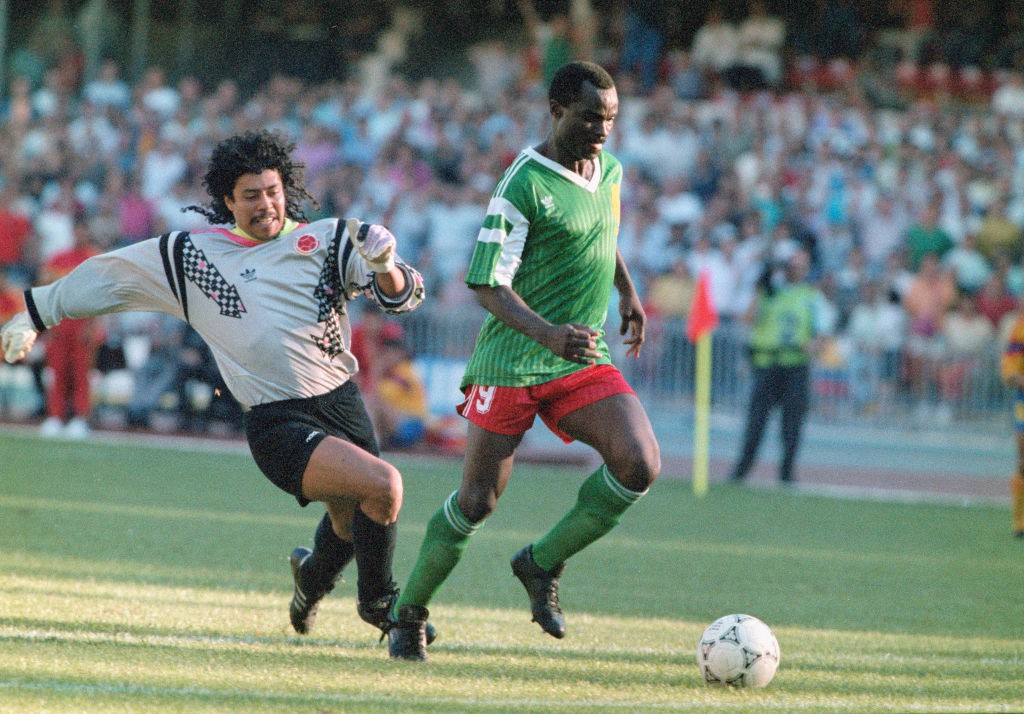 1990 FIFA World Cup Cameroon v Colombia Naples Italy