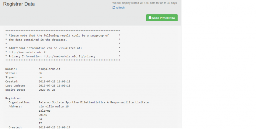 whois