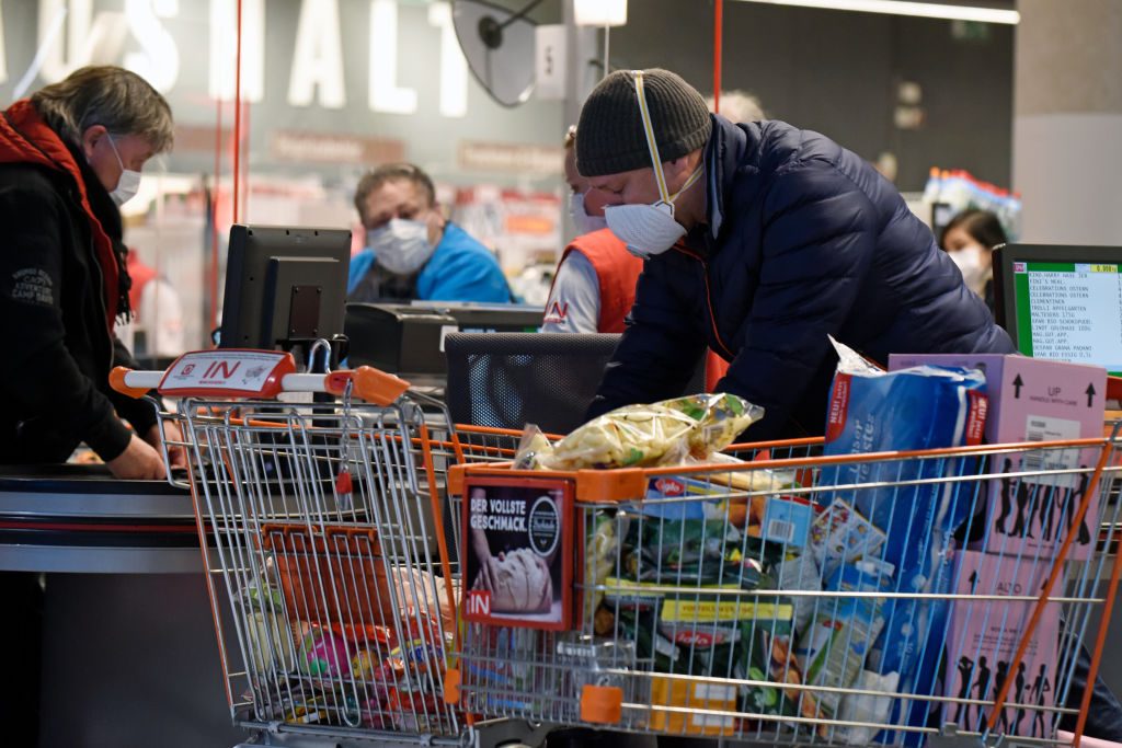 Austria Requires Supermarket Shoppers To Wear Protective Masks