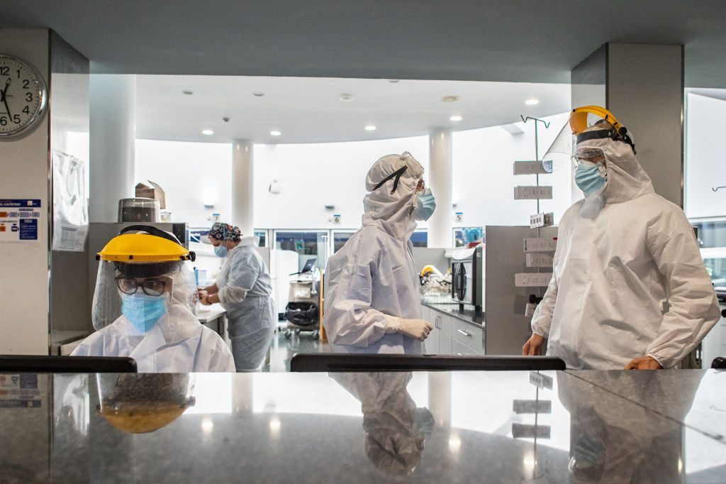 Barcelona's Hospital Del Mar Expands ICU In Fight Against Coronavirus