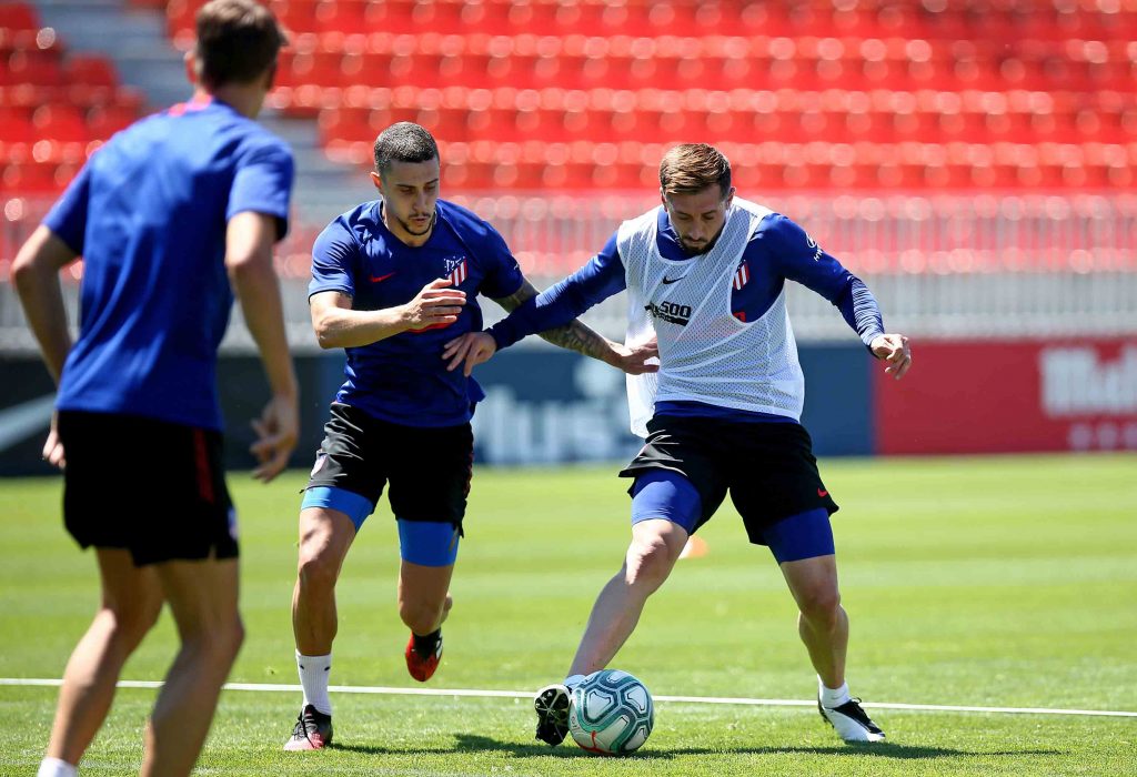 Atletico Madrid Players Return To Training Following Coronavirus Lockdown