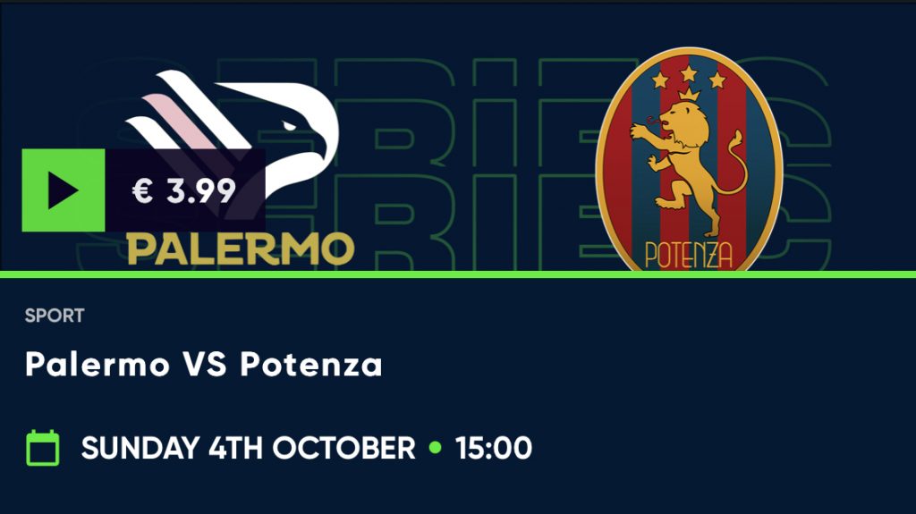 Palermo Potenza Serie C Live Now