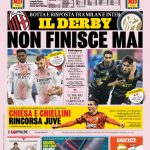 PRIMA PAGINA GAZZETTA DELLO SPORT