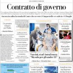 PRIMA PAGINA LA REPUBBLICA