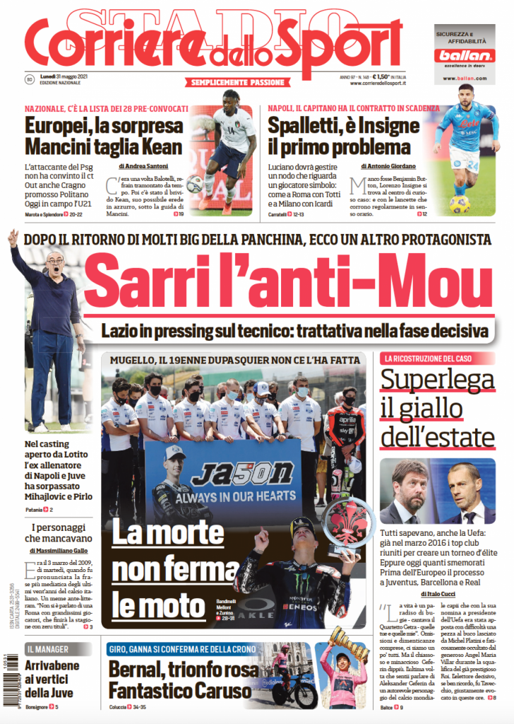 corriere-dello-sport-31-maggio-2021