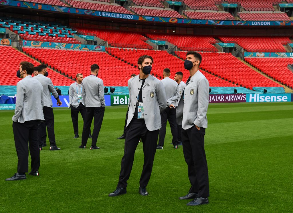 Italy Walk About and Press Conference - UEFA Euro 2020: Round of 16
