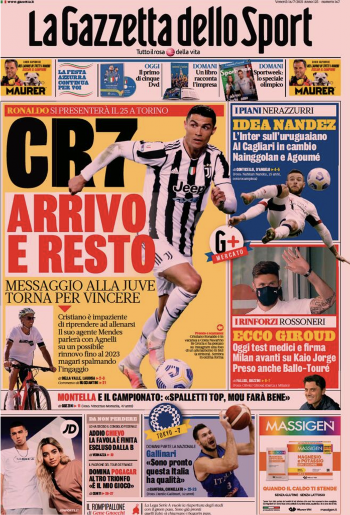 prima pagina
