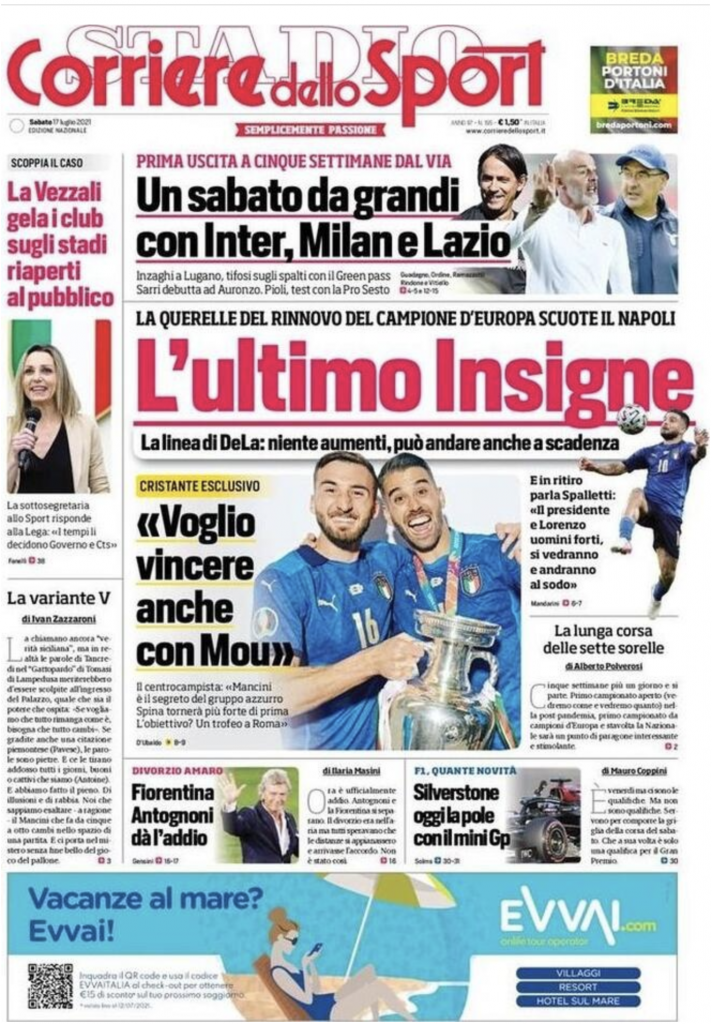 prima pagina