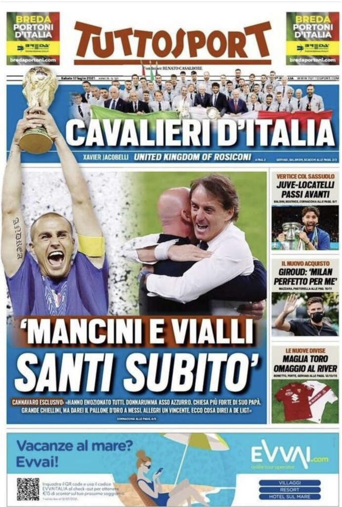 prima pagina