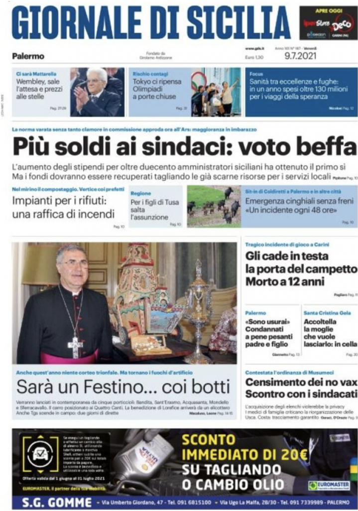 prima pagina