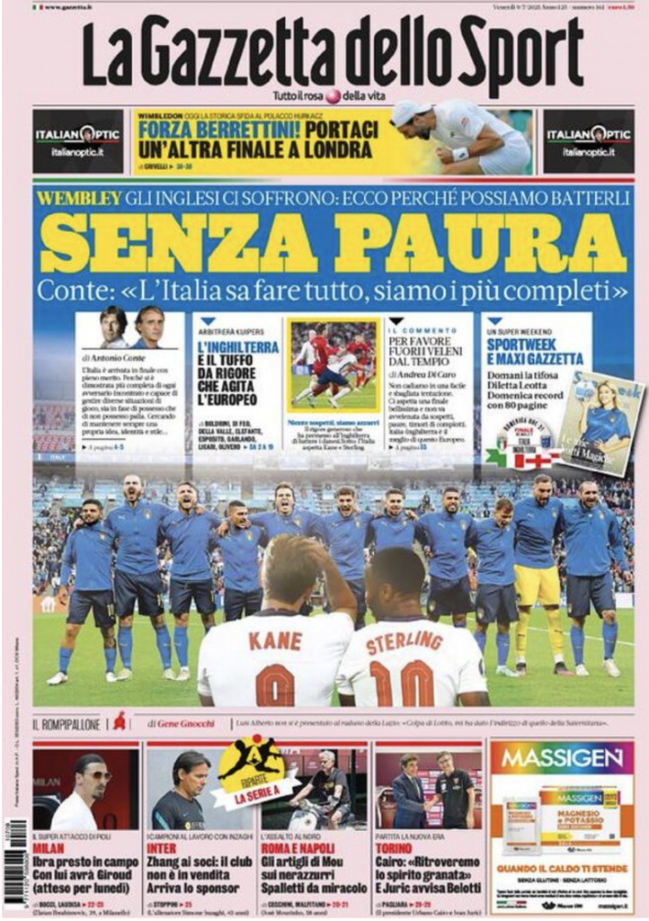 prima pagina
