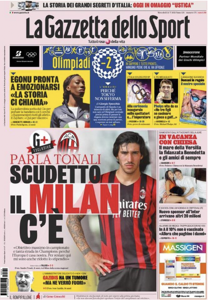prima pagina