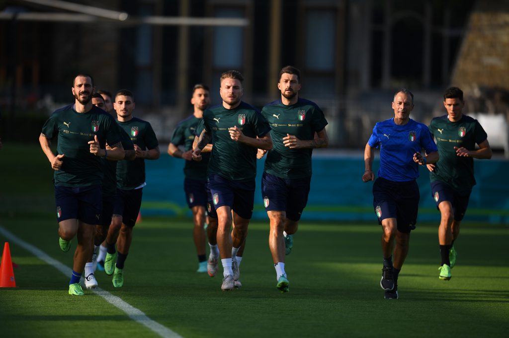 Italy Training Session And Press Conference