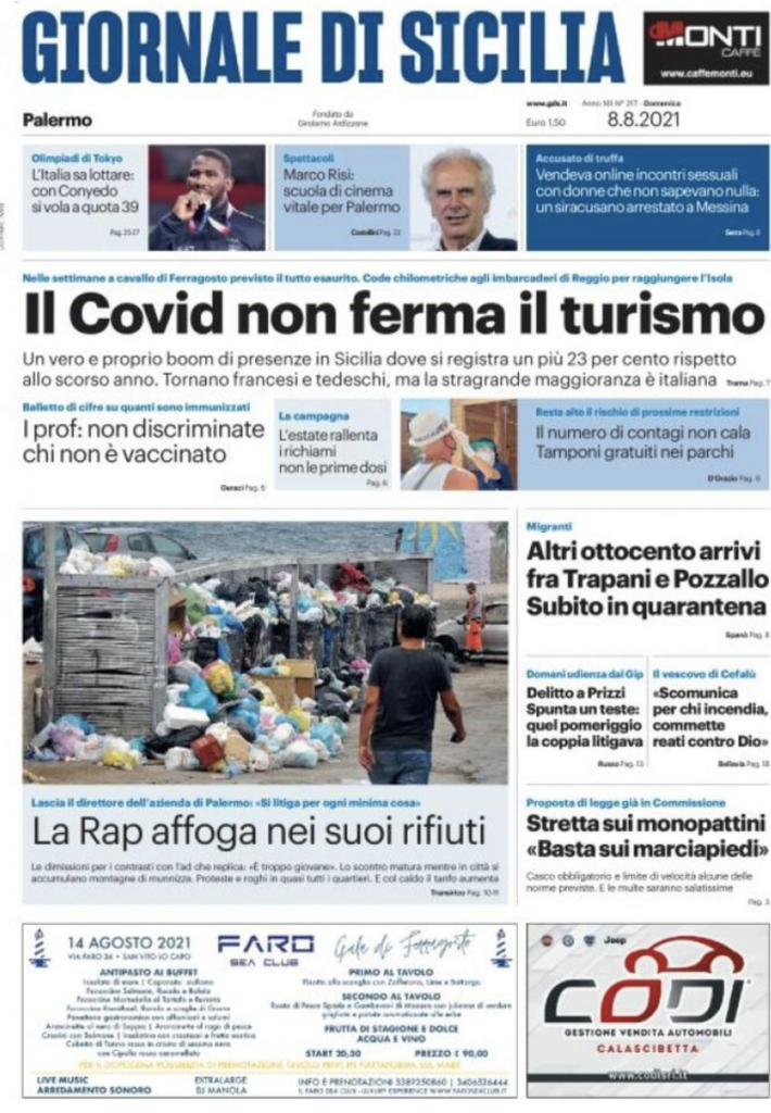prima pagina