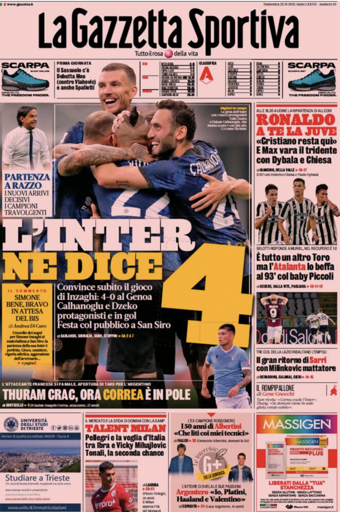 prima pagina