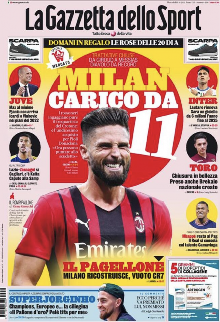 prima pagina
