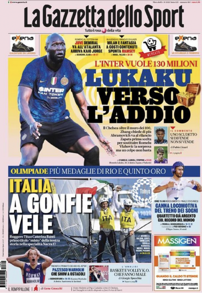 prima pagina