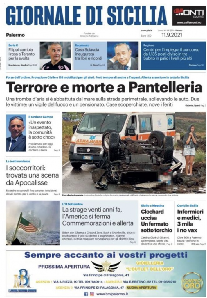 prima pagina