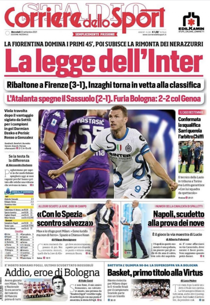 prima pagina