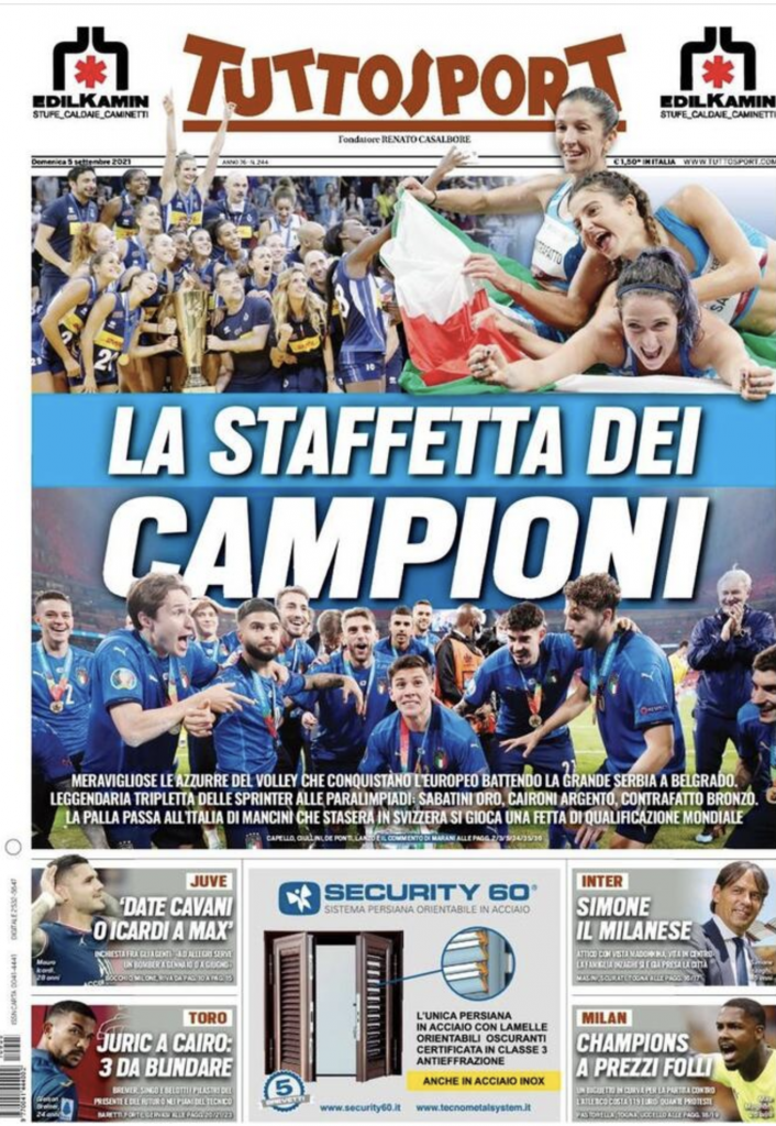 prima pagina