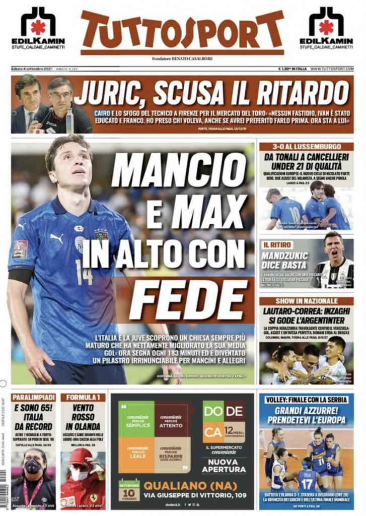 prima pagina