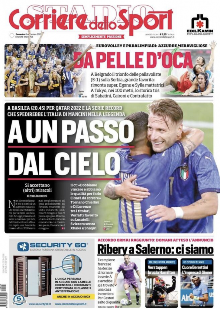 prima pagina
