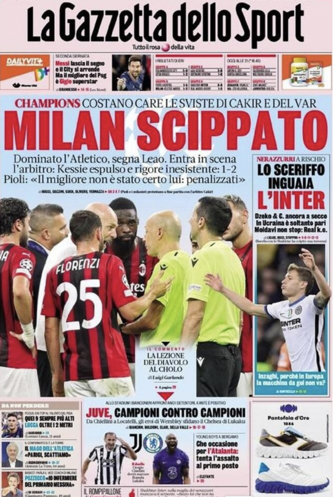 prima pagina