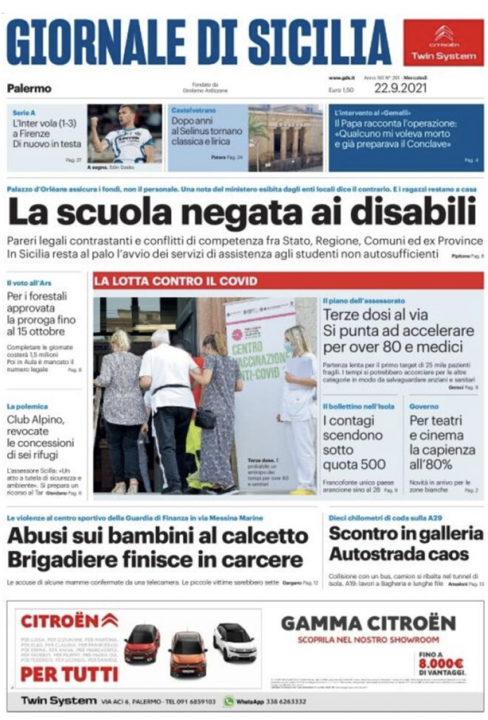prima pagina