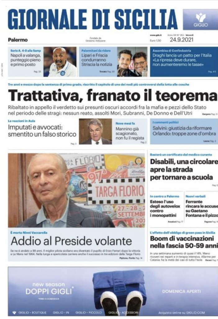 prima pagina