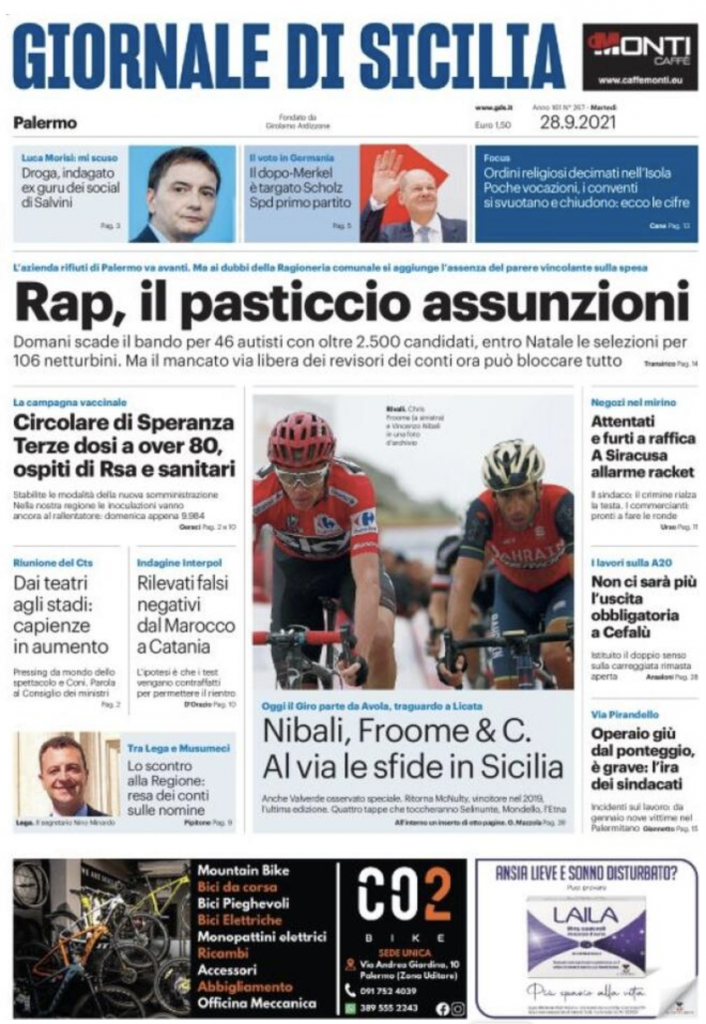 prima pagina