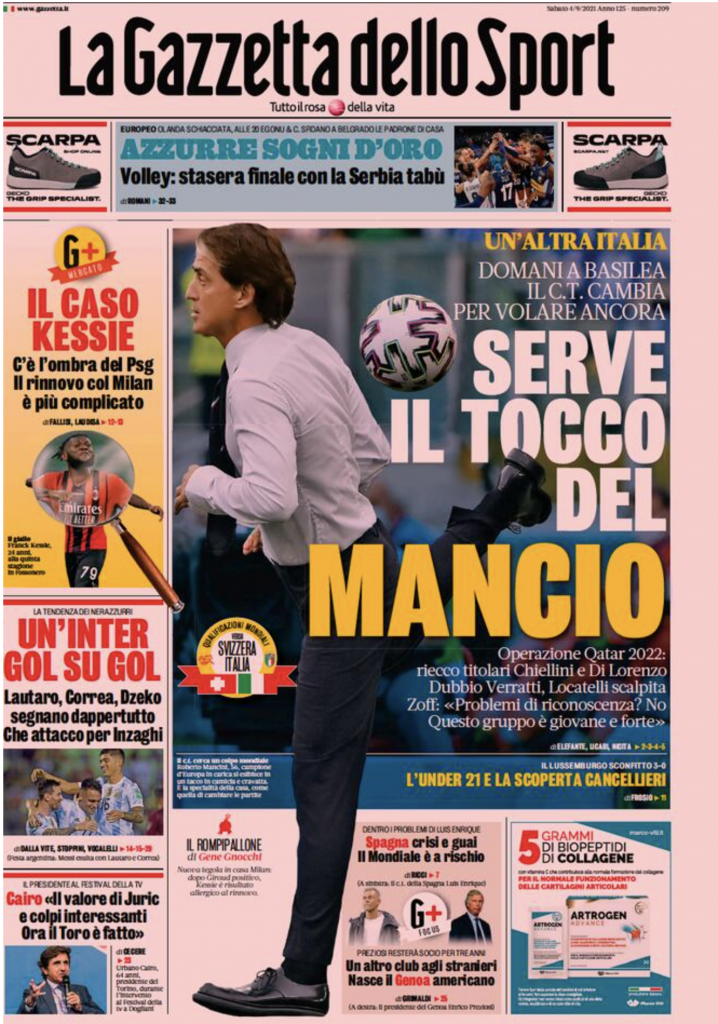 prima pagina