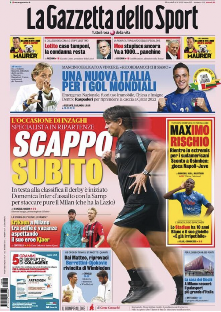 prima pagina