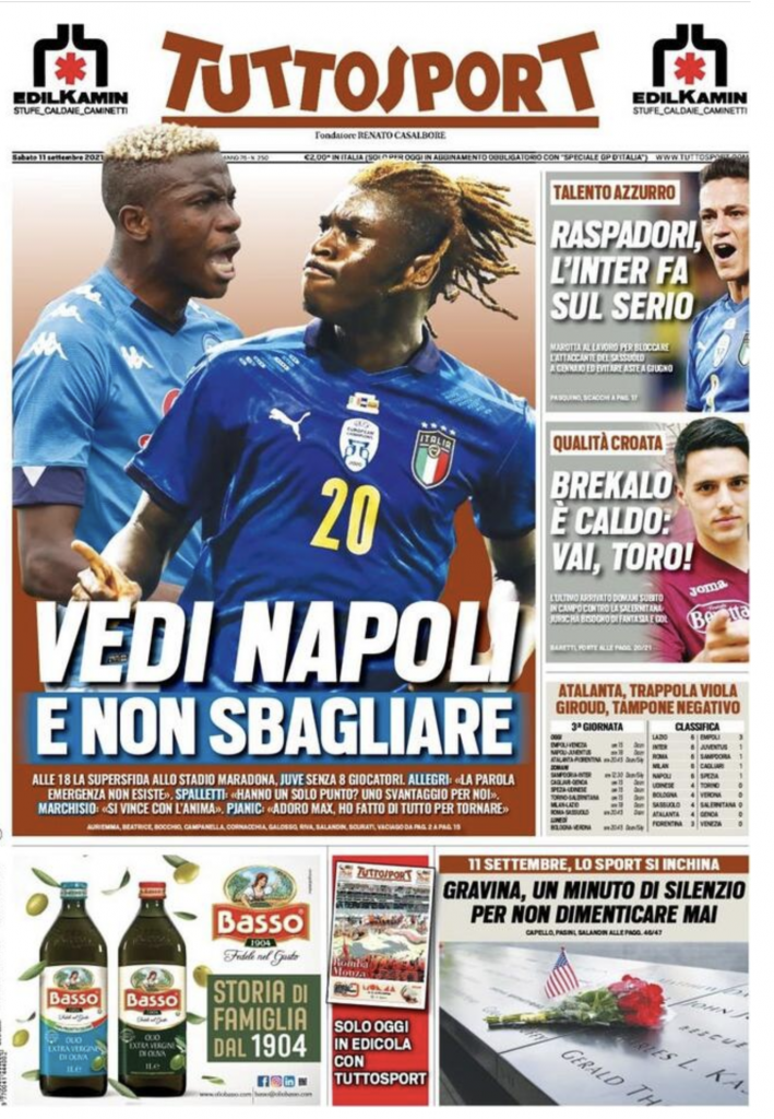prima pagina