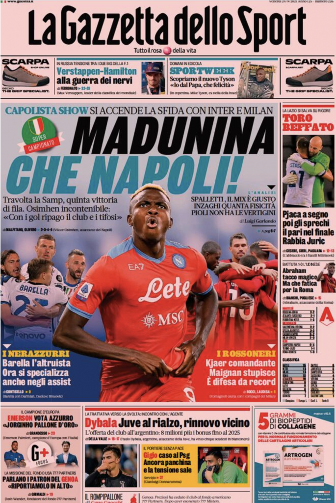 prima pagina