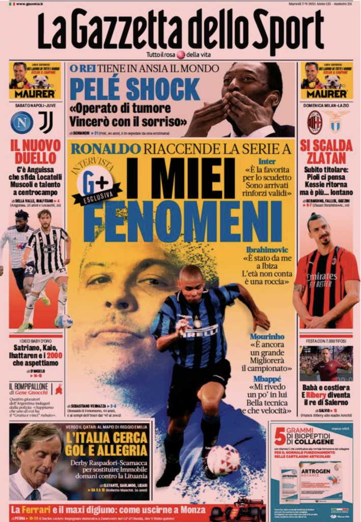 prima pagina