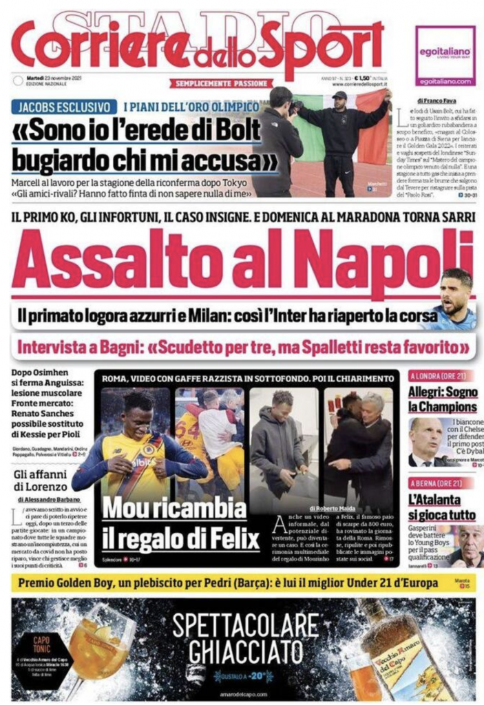 prima pagina